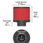 K&N Clamp On Rubber Base Crankcase Vent Filter 0.5in Flange ID 2in OD 1.5in Height