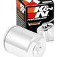K&N Harley Davidson 3in OD x 4.063in H Chrome Oil Filter
