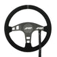 PRP Heated Flat Suede Steering Wheel - Black