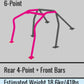 Cusco D1 Chromoly 2-Pssgr 6pt Around Dash Roll Cage 96-98 Toyota Chaser (JZX90) (w/o Sunroof) (S/O)