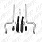 MBRP 11-14 Ford Mustang GT 5.0L 3in Cat Back Dual Split Rear Race Version 4in Tips - Black