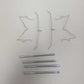 Alcon 2018+ Jeep Wrangler JL Front Pad Retainer Pin Kit (For PN PNS4415X)
