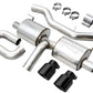 AWE 19-23 BMW 330i / 21-23 BMW 430i Base G2X Touring Axle Back Exhaust - Diamond Black