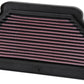 K&N 03-04 Kawasaki ZX6R/ZX6RR Ninja Replacement Air Filter