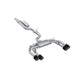 MBRP 2022+ Audi S3 3in Cat Back w/ Quad Carbon Fiber Tips- T304