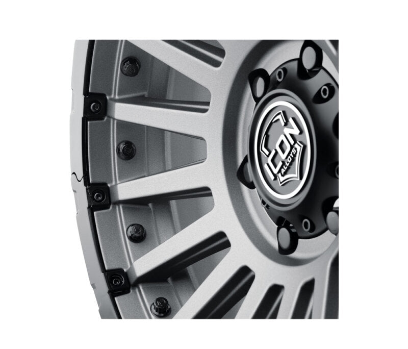 Icon Alloys Recon Pro Satin Charcoal- 18 X 9 - 8 X 170- 6MM 65.25n BS