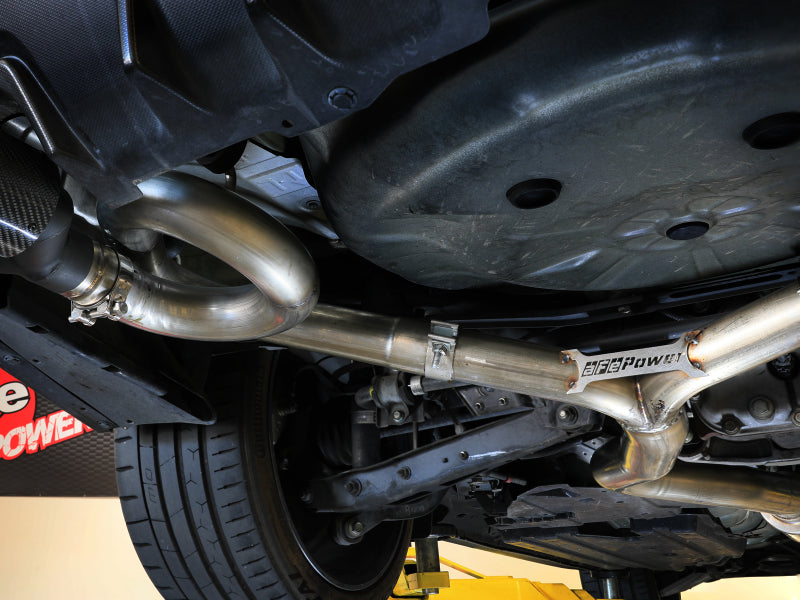 aFe Subaru WRX/STi 15-21 H4-2.0/2.5L Takeda 3in to 2-1/2in Stainless Cat-Back Exhst Crbn Fiber Tip