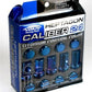 Project Kics 12X1.50 Titanium Blue Caliber Lug Nut