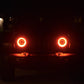 Oracle Jeep Wrangler JL/Gladiator JT LED Surface Mount Headlight Halo Kit - Amber