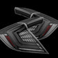 AlphaRex 16-21 Honda Civic Hatchback/ Type-R FK8 Nova-Series LED Tail Lights (Pair) - Black