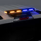 Putco 24In Universal 24In Tri Color Hornet Light (Amber/Blue/White) - LED Stealth Rooftop Strobe Bar
