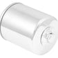 K&N Harley Davidson 3in OD x 4.063in H Chrome Oil Filter