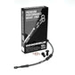 Goodridge 10-11 HD FLSTFB +4in Front Brake Line Kit - Black