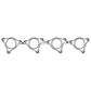 Cometic Ford FR9 V8 .030in MLS Exhaust Manifold Gasket Set