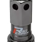 Project Kics R40 Iconix  12x1.25 Black Lug Nut (Black Seat) - 1pc