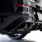AWE MK8 Volkswagen Golf R 3in Touring Edition Quad Exhaust - Diamond Black Tips