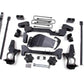 Zone Offroad 01-10 GM K2500 HD 6in Suspension System - Fox