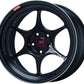 Enkei PF06 18x9in 5x100 BP 42mm Offset 75mm Bore Black Machined Wheel