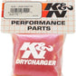 K&N Red Drycharger 5.25in x 3in Round Tapered Air Filter Wrap