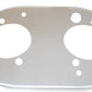 K&N Universal Custom Air Filter - Oval Shape 2in Neck Flange / 5.25in ID / 2.5in Height - Red