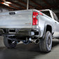 aFe Large Bore-HD 5in 409SS DPF-Back Exhaust System w/Pol Tip 24-25 GM Diesel Trucks V8-6.6L(td) L5P