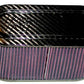 K&N Universal Carbon Fiber Top and Base Filter 12in x 6in Base / 9.938in x 3.938in Top / 6in Height