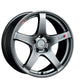 SSR GTV01 18x8.5 5x114.3 40mm Offset Flat Black Wheel 05-07 STI / 11+ tC