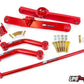 UMI Performance 59-64 GM B-Body Rear Suspension Kit 4-Link- Chevy only - Red