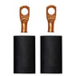 Moroso 5/16in Dia Stud 8 GA Wire Crimp/Solder Battery Cable Terminal Kit (2 Pack)