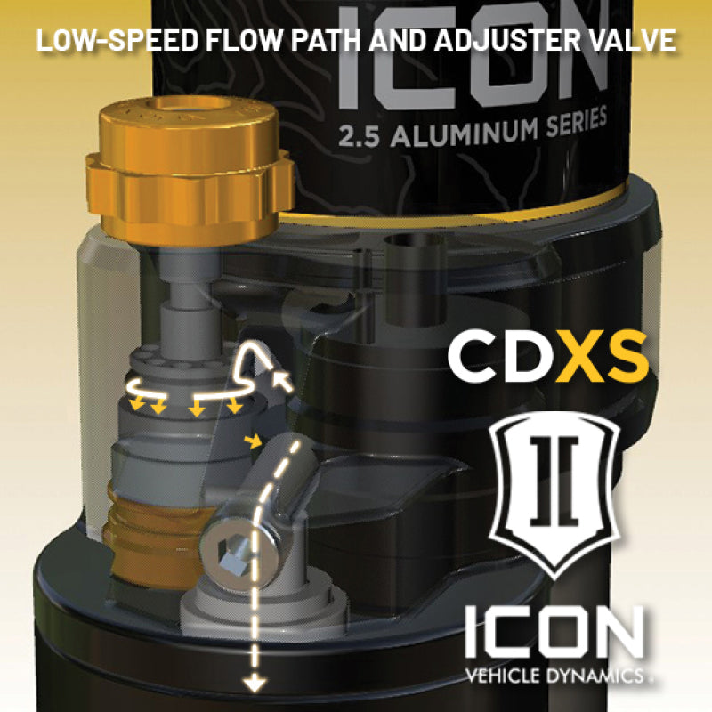 ICON 21-24 Ford D-150 4WD 2.5 Series VS RR CDXS Coilover Kit