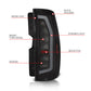Anzo 07-14 Chevrolet Suburban / 07-14 GMC Yukon Black Full LED Tail Light Plank Style w/ Smoke Lens
