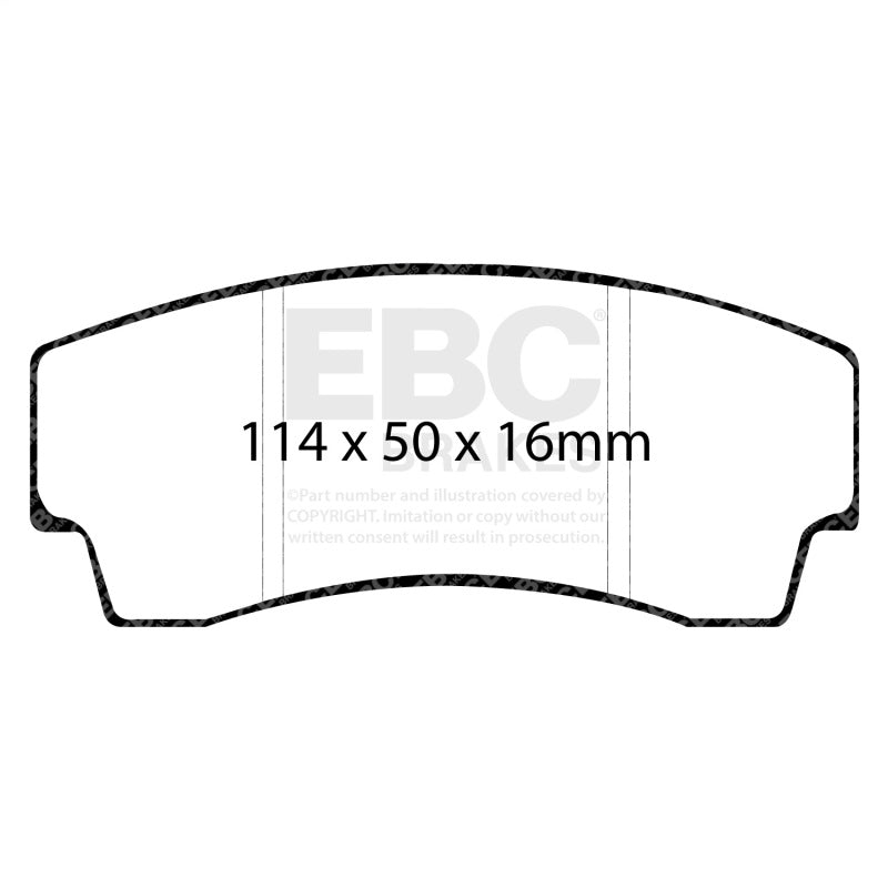 EBC 99-02 Noble M12 2.6 Twin Turbo Yellowstuff Rear Brake Pads