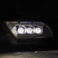 AlphaRex 10-12 Ford Mustang NOVA-Series LED Proj. Headlights Alpha-Blk w/Activ Lght & Seq.Sig SB DBL
