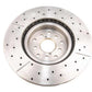 DBA 05-08 Legacy GT Front Drilled & Slotted Street Series Rotor