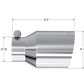 MBRP Universal T304 SS Tip 4in OD/2.5in Inlet/6.5in L