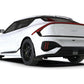 Rally Armor 25-26 Kia EV6 Base Light/GT/GT-Line Black Mud Flap - White Logo
