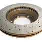 DBA 05+ Toyota 4-Runner KUN/GGN/TGN Front Drilled and Slotted 4000 Series Rotor