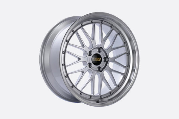 BBS LM 20x12 5x130 ET72 CB71.6 Diamond Silver Wheel w/ Diamond Cut Machined Lip
