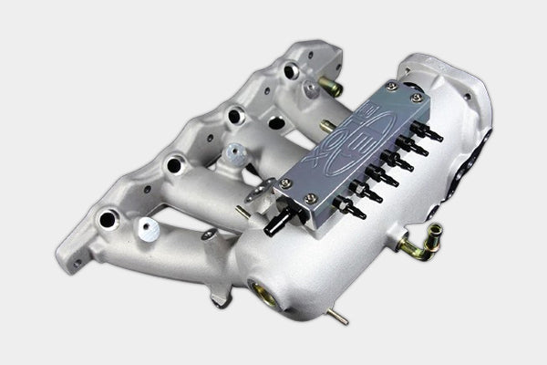 BLOX Racing Billet 6-Port Vacuum Manifold Kit - Silver