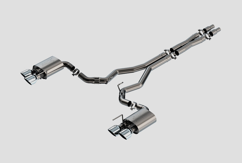 Borla 2024 Ford Mustang Dark Horse 5.0L V8 w/Active Exhaust ATAK Cat-Back Exhaust System - BC Tips