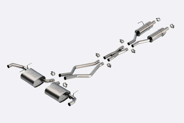 Borla 22-24 Jeep Grand Cherokee Overland Summit V6 2WD & 4WD S-TYPE Cat-Back Exhaust