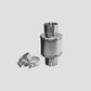 Corsa 304 Stainless Steel 3in Pro Series Packed Resonator (Slip Fit) (6-8DB) w/ 2 Clamps - Brushed