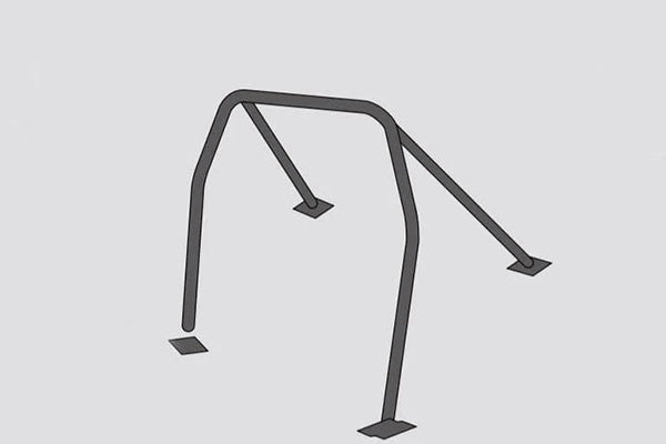 Cusco Roll Cage Replacement Plates Set 4pt (S/O / No Cancel)