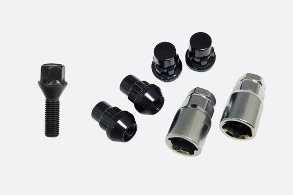 Eibach Wheel Bolt M12 X 1.5 X 30mm X 17mm Hex Taper-Seat Black Finish
