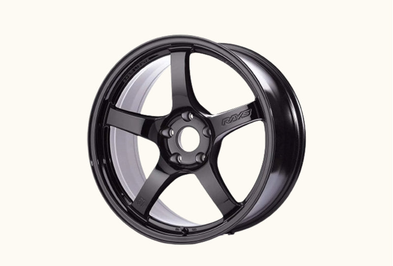 Gram Lights 57CR 17x9 +38 5x114.3 Gloss Black Wheel