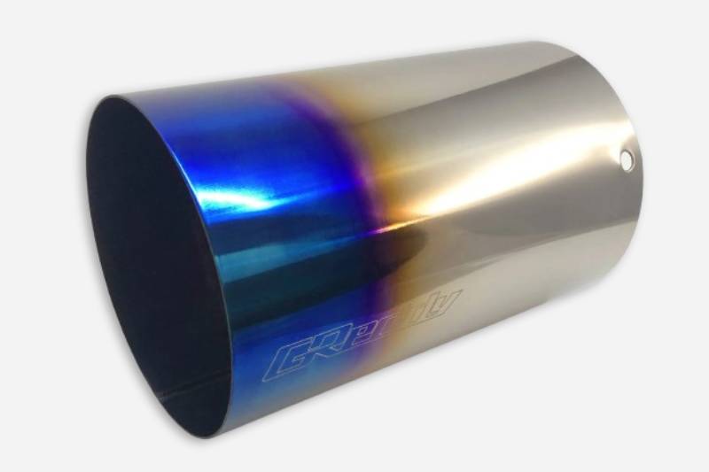 Greddy PE-TR Rolled Tip-Burnt-Ti L 190mm x 115mm