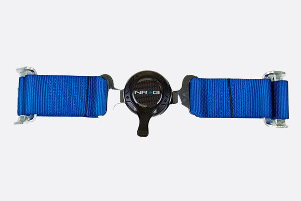 NRG 4 Point Seat Belt Harness / Buckle Lock- Blue