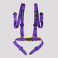 NRG 4 Point Seat Belt Harness / Buckle Lock- Purple
