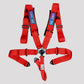 NRG 5PT 3in. Seat Belt Harness / Cam Lock - Red