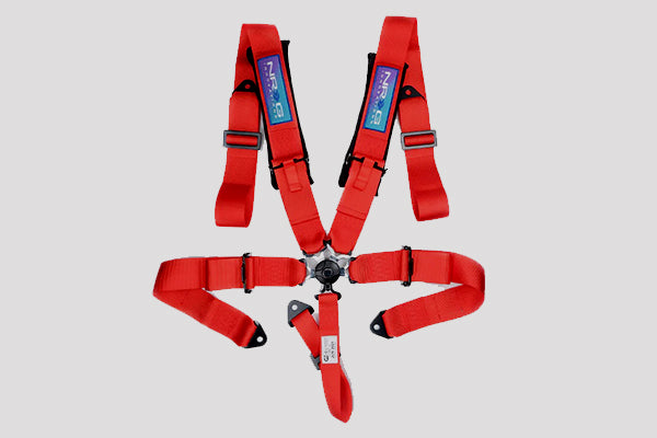 NRG 5PT 3in. Seat Belt Harness / Cam Lock - Red